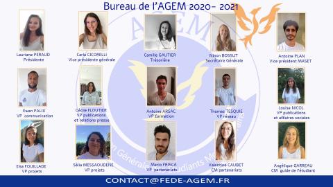 Le bureau 2020-2021