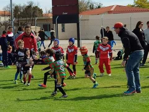 Plateau pour l'école de rugby: des matchs dès u7