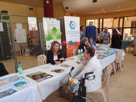 stand SEP 34 à la journée "trophée des assocaition" à Lamalou les bains