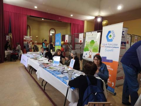 stand SEP 34 à la journée "trophée des assocaition" à Lamalou les bains