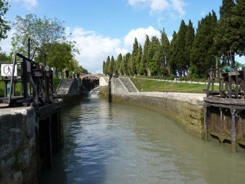 Ballade sur le Canal du Midi Les écluses