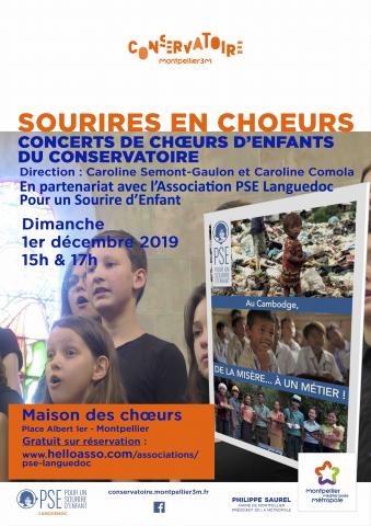 Sourire en Choeur avec le Choeurs d'Enfant du Conservatoire