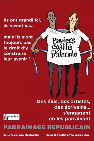 Affiche du parrainage républicain de juillet 2014