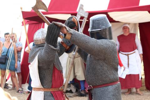 Un combat devant le Château d'Aumelas