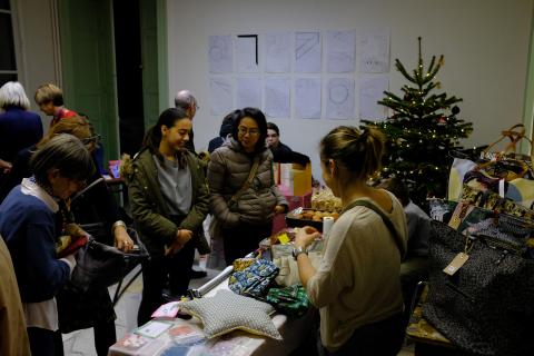 Weihnachtsbasar - un air de Noël à l'allemande avec gaufres et vin chaud. 