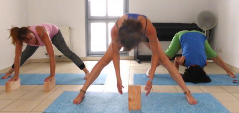 Au local cours de Yoga 