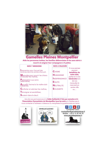 Flyer destiné aux bénéficiaires