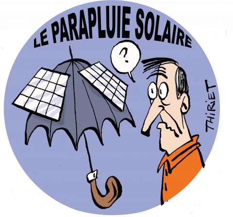 Dessin de Thiriet - Parapluie