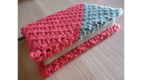 Atelier crochet protège carnet 