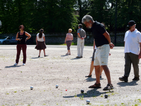 partie de pétanque