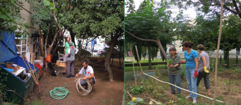 La  passion du jardinage se partage jusque dans la rue de la cavalerie