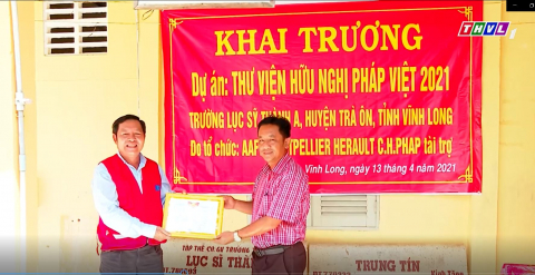 Réalisation 2021 : Bibliothèque à Vinh Long - l'inauguration