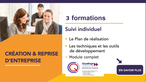 Accompagnement à la création d'entreprise - 3  modules