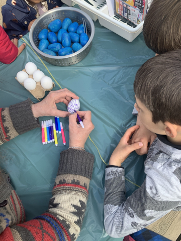 Avril 2021 - Atelier décoration œufs de Pâques 