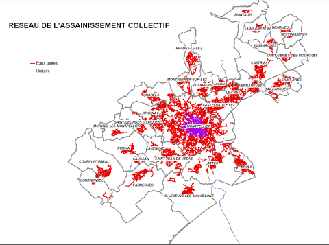 Réseau de l'assainissement collectif