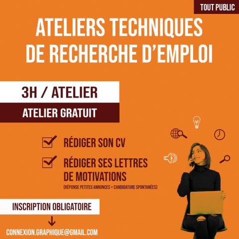 Ateliers Techniques de recherche d'emploi