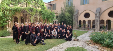 Dans l'abbaye de Valmagne, le 21 mai 2022