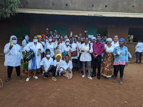 Les mamans de Diégo ont appris à fabriquer des savons