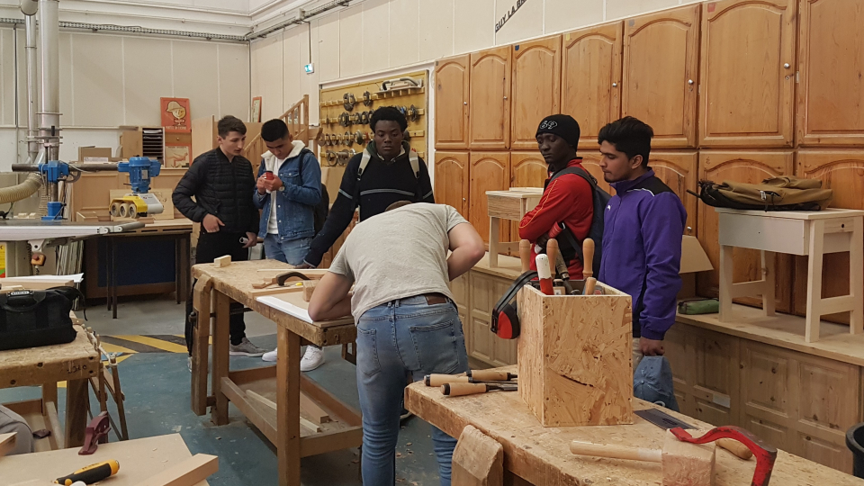 Participation des jeunes migrants aux Journée Portes Ouvertes des lycées professionnels