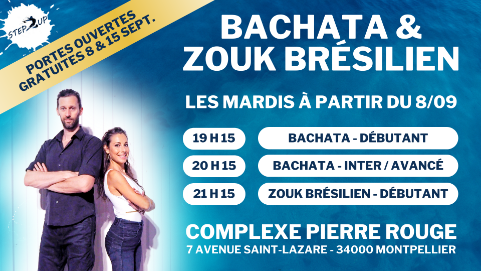 portes ouvertes Bachata & Zouk Brésiline les mardis soirs