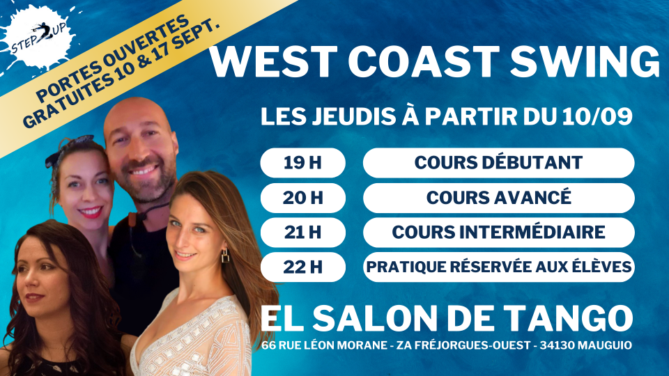 portes ouvertes West Coast Swing les jeudis soirs