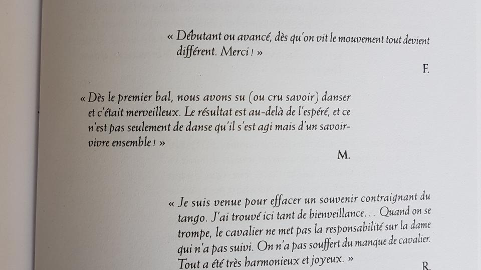 Témoignages d'élèves