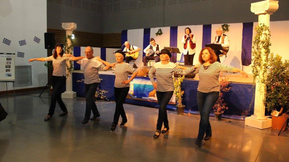 Danses populaires, spectacle à Combaillaux, 2017