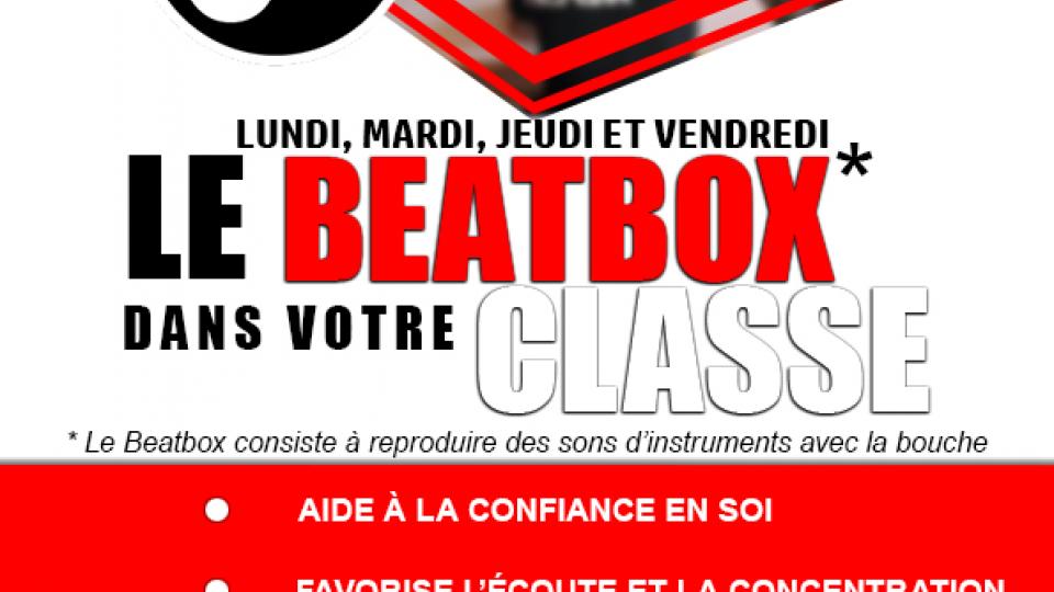 Activité Beatbox (écoles, maison pour tous, mjc, collèges)