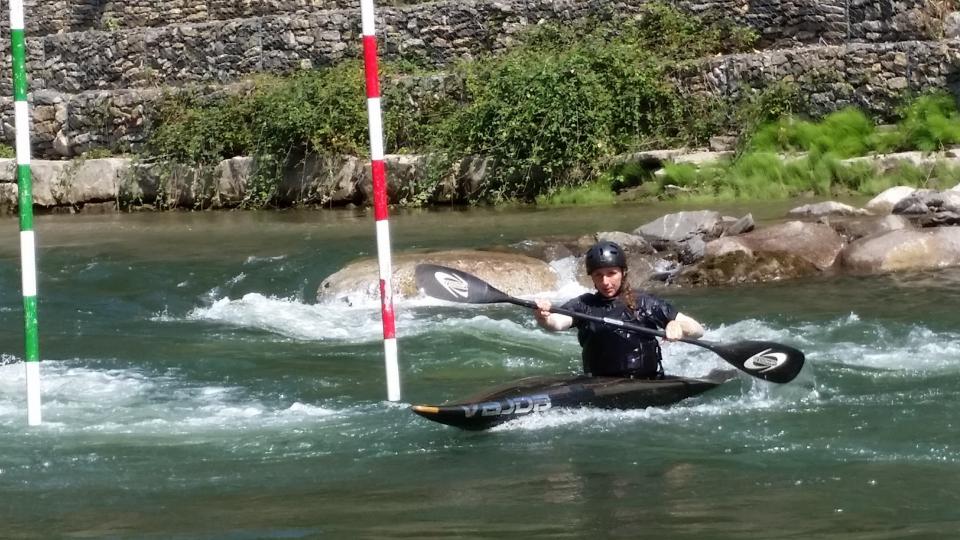 Le slalom en Espagne