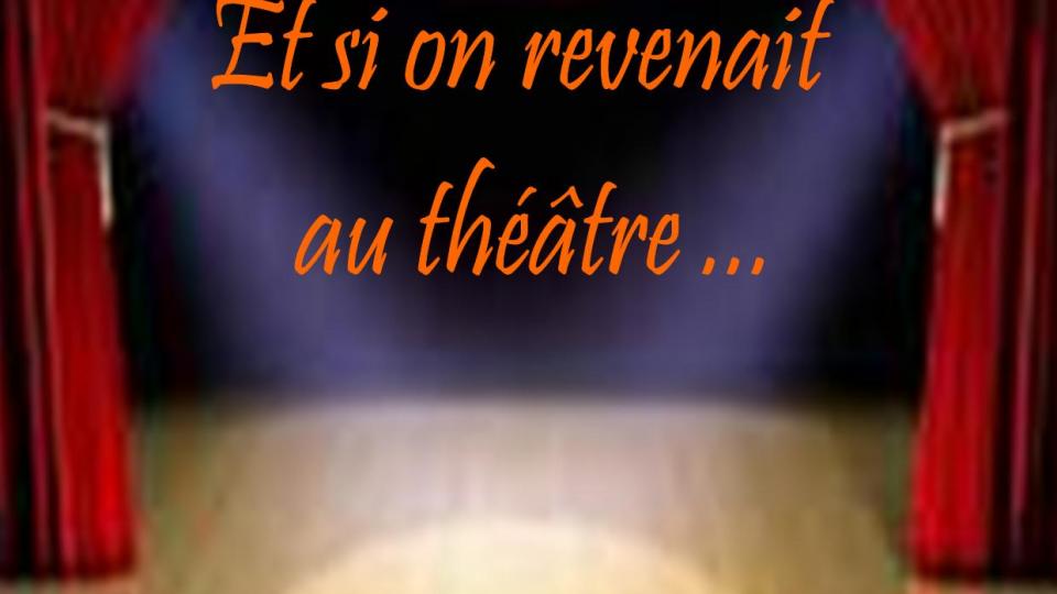 Afiche cours de théâtre adultes