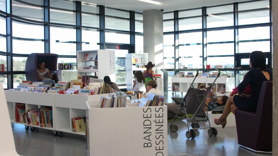 Médiathèque Pierresvives à Montpellier