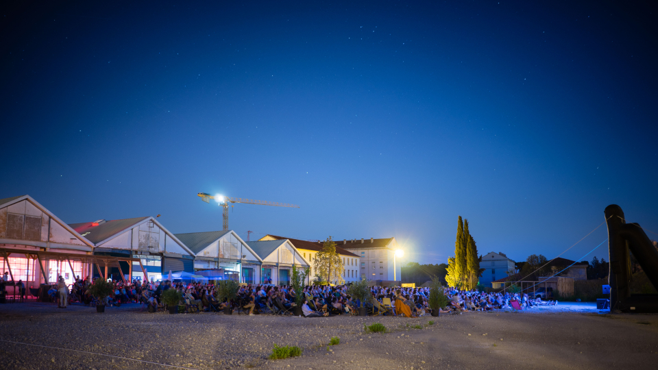 Le diago en plein air, projections de films en avant-première, juillet 2019 © Marielle Rossignol 