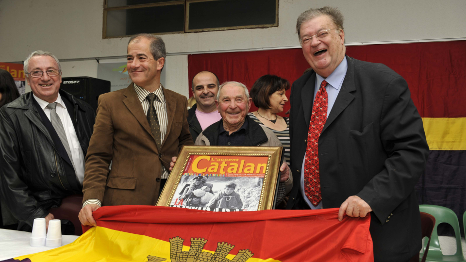 Georges Frêche - Christian Bourquin -Chemins de la Retirada Argelès - 2009