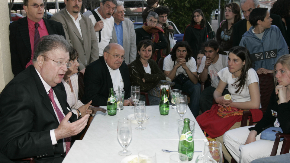 Georges Frêche Président Région - Complexe nautique d'Alès - 2006