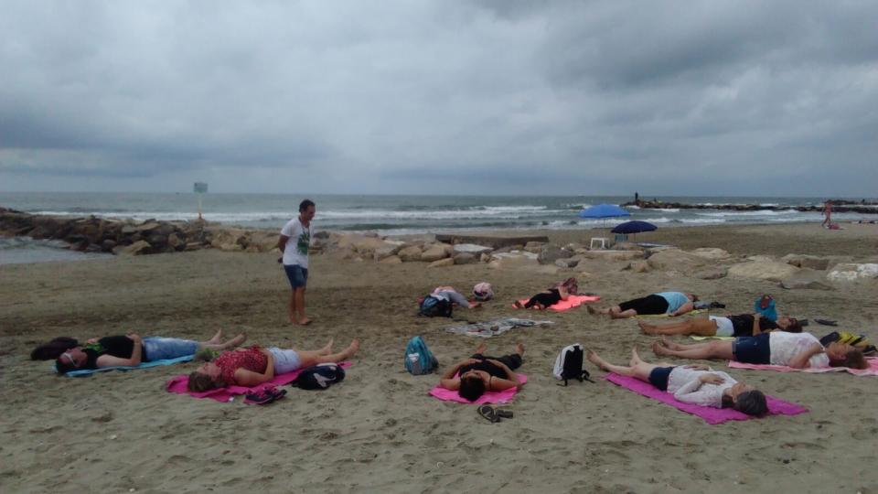 Nos cours à la plage