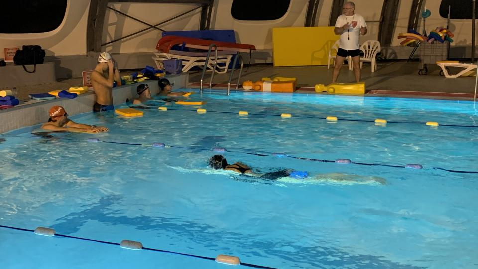 entrainement piscine Jean Taris le mercredi