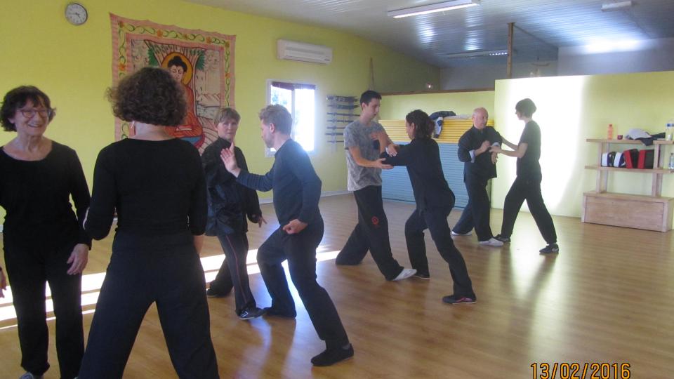 Travail avec partenaire Taichi chuan