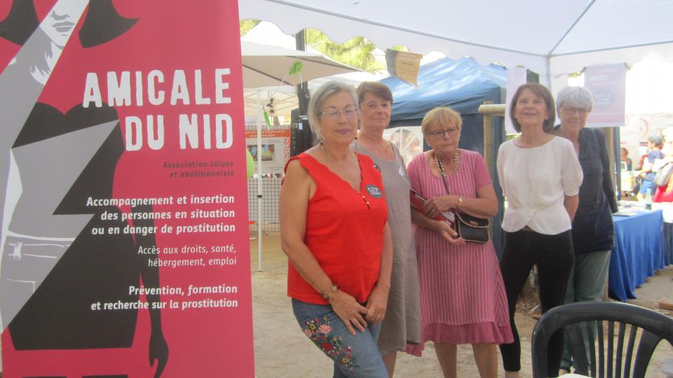 Stand de l'Amicale du Nid 34 à la journée des associations Antigone en septembre 2019