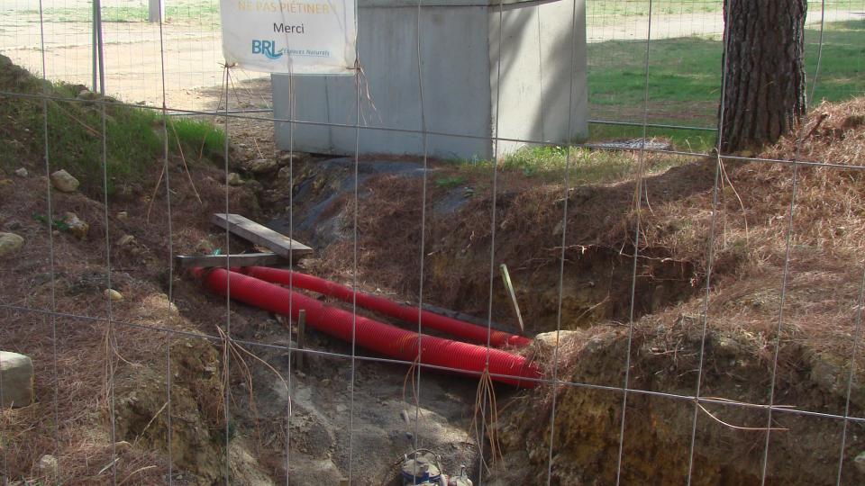 Travaux dans le Parc Montcalm