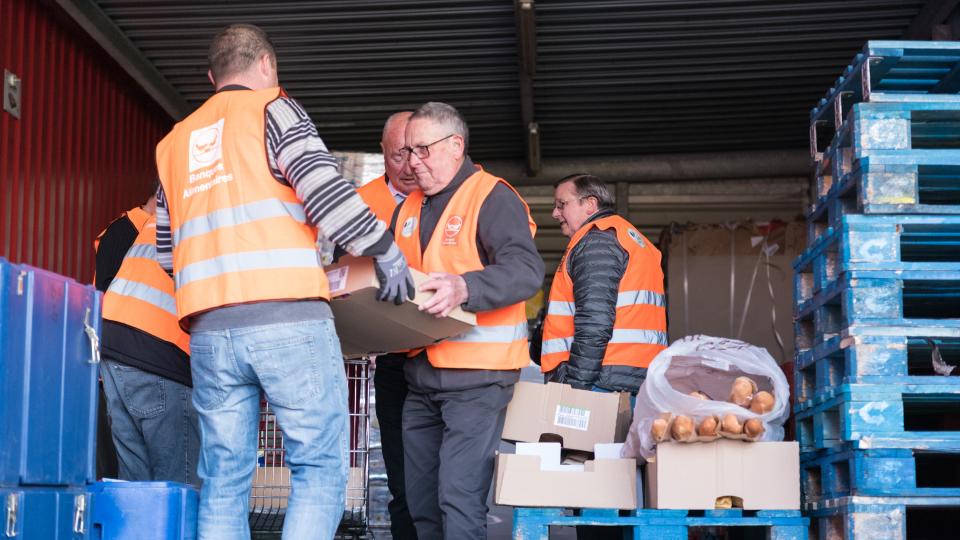 Ramasse quotidienne en grande surface