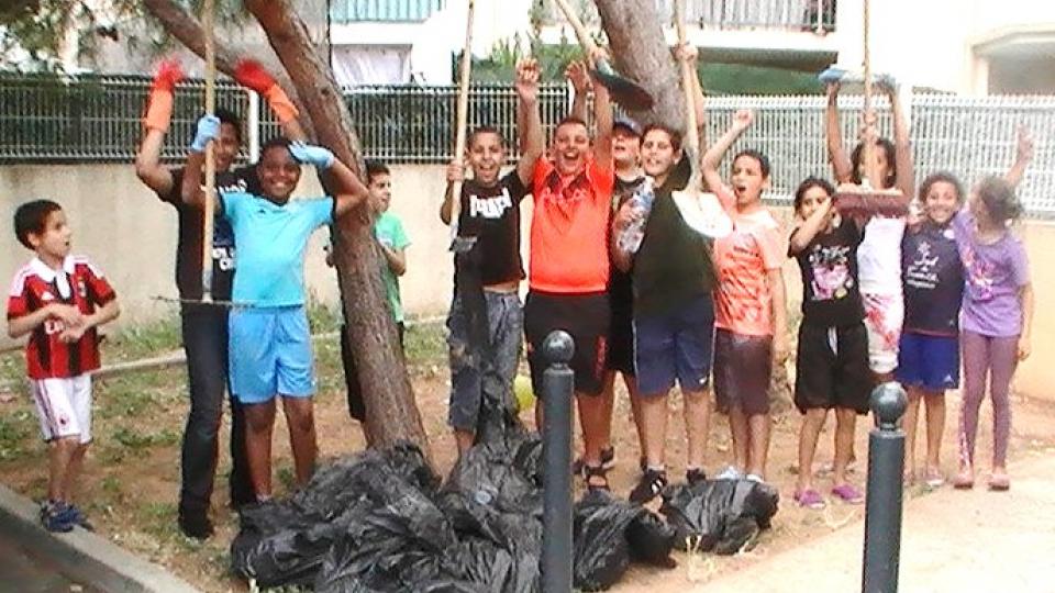 journée de l'environnement implication des enfants du quartier 2019