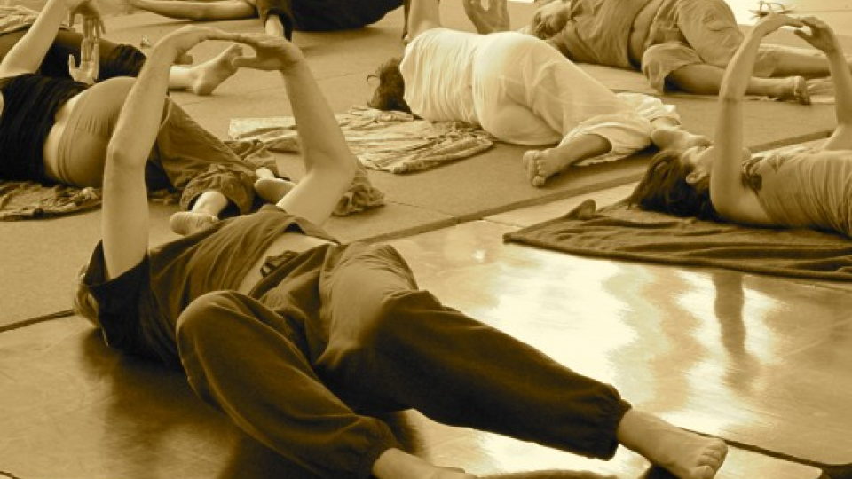 moment pris dans un atelier Feldenkrais