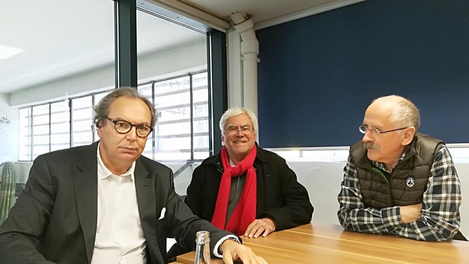 les co-présidents actuels, G. Dorival, J. Mornet et J. L. Wolf