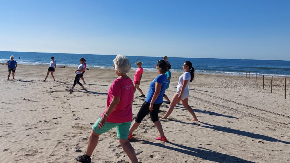 Gym à la plage