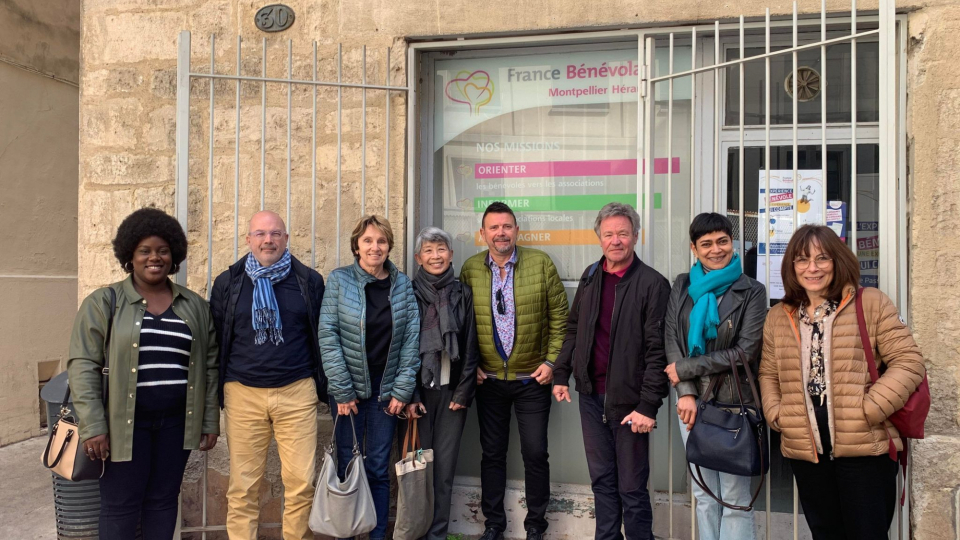 Equipe de bénévoles au complet